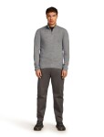 ICEBREAKER Mens Icebreaker Anniversary Original LS Half Zip, Metro Hthr (vzorek) velikost: M
