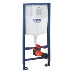 GROHE - Solido Set předstěnové instalace, klozetu Edge Ceramic a sedátka softclose, tlačítko Even, chrom 39817000