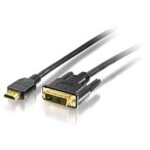 Equip HDMI/-DVI Digital Adapter Cable 3,0m, černý, HQ (119323)