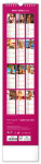 Nástěnný kalendář vázankový/kravata 2026 NOTIQUE - Spicy Girls, 12 x 48 cm