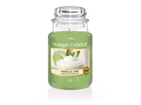 Yankee Candle Vanilla Lime velká sklenice 623g / doba hoření: až 150 h / doprodej (1106730E)