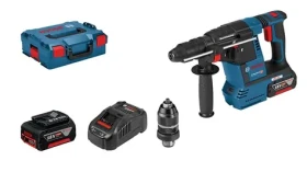 BOSCH GBH 18V-26 F / Aku Vrtací kladivo / 18V / 2x5.0Ah / 890 ot-min / 4350 úderů-min / 2.6J / SDS-Plus / L-Boxx (0611910007)