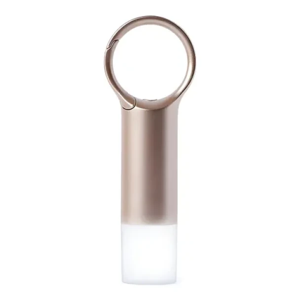 Lexon Nomaday Flash LL137D zlatá / LED klíčenka / IPX4 / USB-C (LL137D)