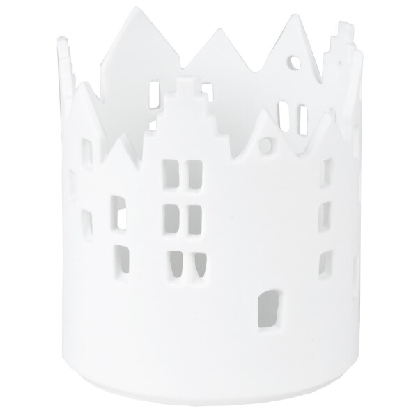 Räder Porcelánový svícen City Light 9 cm, bílá barva, porcelán