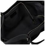 Trendy dámská kožená kabelka na rameno Ruth, černá