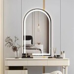 Tutumi - Zrcadlo LED 60x100cm DASH BLACK HOM-06504