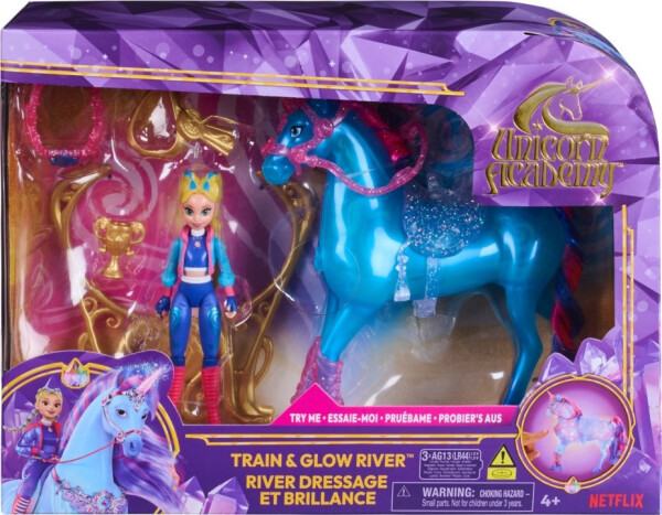 Unicorn academy isabel & river svítící - Spin Master Unicorn Academy