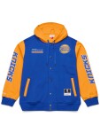 Mitchell & Ness Pánská bunda New York Knicks NBA Triple Check Fleece Full-Snap Velikost: M