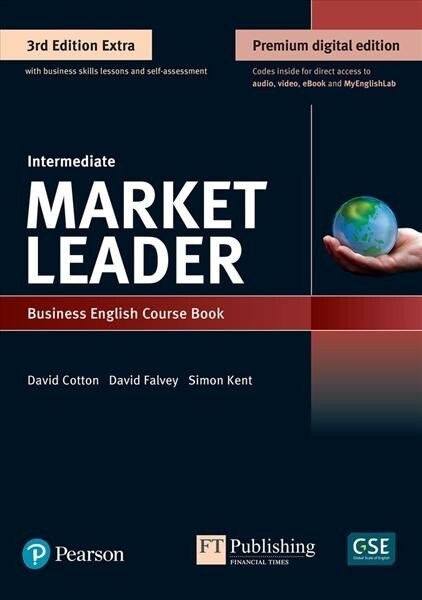 Market Leader Intermediate Student´s Book with eBook, QR, MyLab and DVD Pack, Extra, 3rd Edition - David Cotton