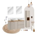 COMAD - Skříňka pod umyvadlo 80cm 2 zásuvky 5907611667040