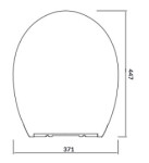 CERSANIT - WC KOMBI KASKADA 404 010 3/6 SEDÁTKO DUROPLAST K100-342