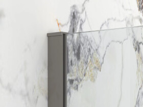 Erga Paris, U-profilová lišta pro sprchové zástěny o tloušťce skla 8mm, délka 200cm, grafitová matná, ERG-V02-PARIS-PROFILE-GG
