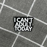 Pinarna.cz I can’t adult today / Dneska mi nejde být dospělák
