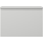 MEXEN/S - Orio koupelnová skříňka pod umyvadlo 70 cm s deskou, 1 šuplík, šedá mat 91A10-07047-1-BFC62
