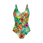 Style Salia jednodílné plavky 7405 real teal - Anita Classix 820 real teal 44D