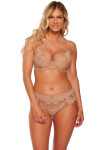 Polovyztužená dámská podprsenka semi soft Gaia BS 1134 Keto moka 70J