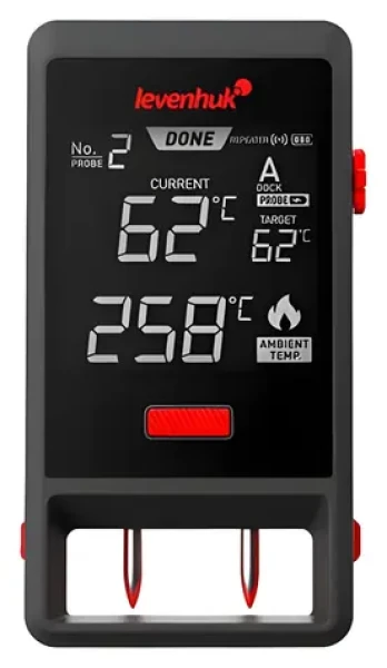 Levenhuk Wezzer Grill BT50 / Grilovací teploměr / bezdrátová sonda / 2 ks / kompatibilní s ToGrill (86334)