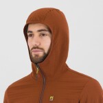 KARPOS Marmolada Hoodie Fleece, Mahogany/Woodl.Gray velikost: L