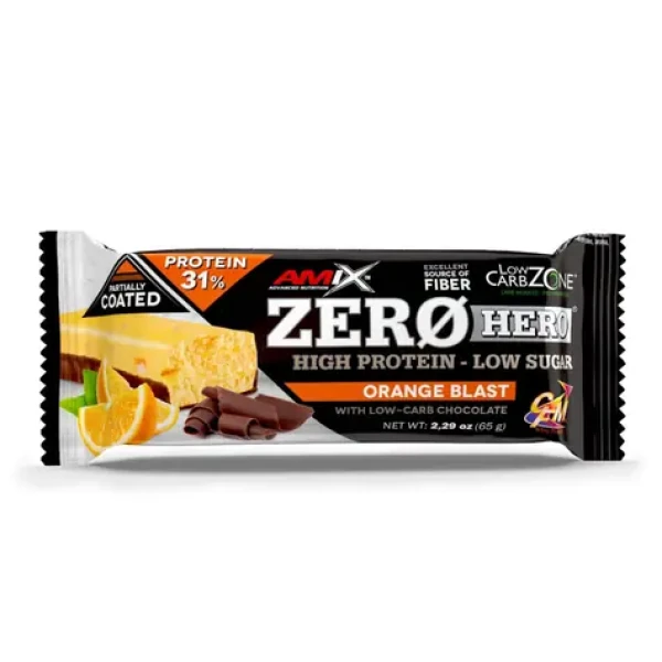 Amix Zero Hero 31% Protein Bar 65 g orange blast (17058)