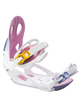 Roxy VIVA white dámské vázání na snowboard - M/L