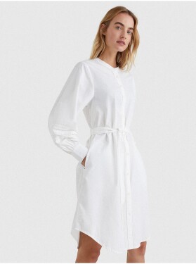 Bílé dámské košilové šaty Tommy Hilfiger dámské