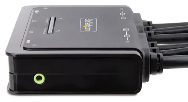 StarTech C2-DD46-UA2-CBL / KVM přepínač / 2-portový / Dual Monitor / DisplayPort / 4096x2160 / integrované kabely (C2-DD46-UA2-CBL-KVM)