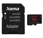 Hama microSDXC 128 GB + adaptér / Paměťová karta / Class 10 / UHS-I U3 / 80 MB/s