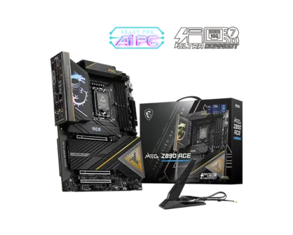 MSI MEG Z890 ACE / Z890 / LGA 1851 / 4x DDR5 / PCIex16 / 10GLAN / ATX (MEG Z890 ACE)