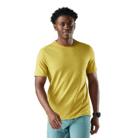SMARTWOOL Mens Active Short Sleeve, Bronze Olive Heather (vzorek) velikost: M