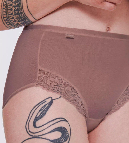 Dámské kalhotky Romance Maxi - CACAO - hnědé 1141 - SLOGGI BROWN 54