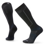 Unisex merino lyžařské ponožky SMARTWOOL Ski Targeted Cushion OTC Socks, Black velikost: 42-45 (L)
