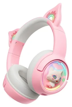 ONIKUMA B5 růžová / Herní sluchátka / Bluetooth 5.3 / RGB / USB-C (B5 Pink)