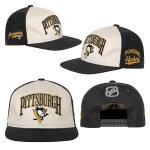Outerstuff Dětská kšiltovka Pittsburgh Penguins NHL Flatbrim Arch Deadstock Snapback
