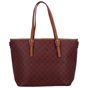 Trendová dámská koženková kabelka přes rameno Laila, vínová