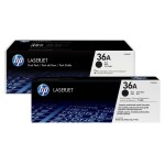 Hewlett-Packard HP CB436AD, černý (HP 36A) - originální toner (Dvojbalení)