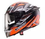 Helma na moto Caberg Avalon X Brama matt black/red fluo/anthracite - L / černá