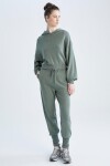 DEFACTO Lace-Waist Knitwear Jogger Sweatpants