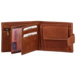 Kožená pánská peněženka Diviley Notwir, světle hnědá