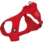 TRIXIE Soft postroj červená XXS-XS / Postroj pro psa / Nylon a síťovina / Obvod hrudi 25-35 cm