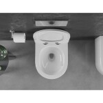 MEXEN/S - Sofia Závěsná WC mísa Rimless Tornado včetně sedátka s slow slim, duroplast, bílá lesk 30540100T
