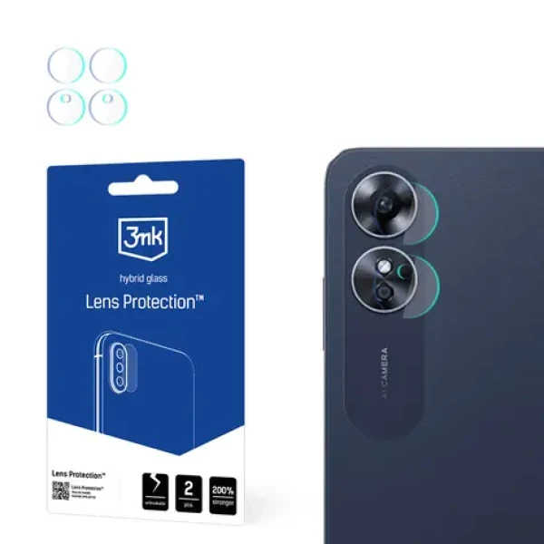 3mk Lens Protection pro Oppo A17 / Sklo na fotoaparát / Hybridní