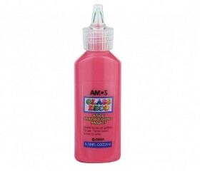 Amos Slupovací barva na sklo Glass Deco 22ml - červená
