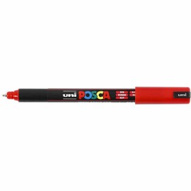 Akrylový popisovač Uni Posca 1MR 0,7 mm trubičkový hrot, červený 15