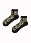 Ponožky Noviti SB025 Tiger Lurex 35-42 černá 39-42