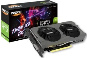 Inno3D GeForce RTX 3050 Twin X2 OC 8GB / 1552 - 1792 MHz / 8GB GDDR6 / 128-bit / 1x DVI + 1x HDMI + 1x DP / (6) (N30502-08D6X-1711VA41)