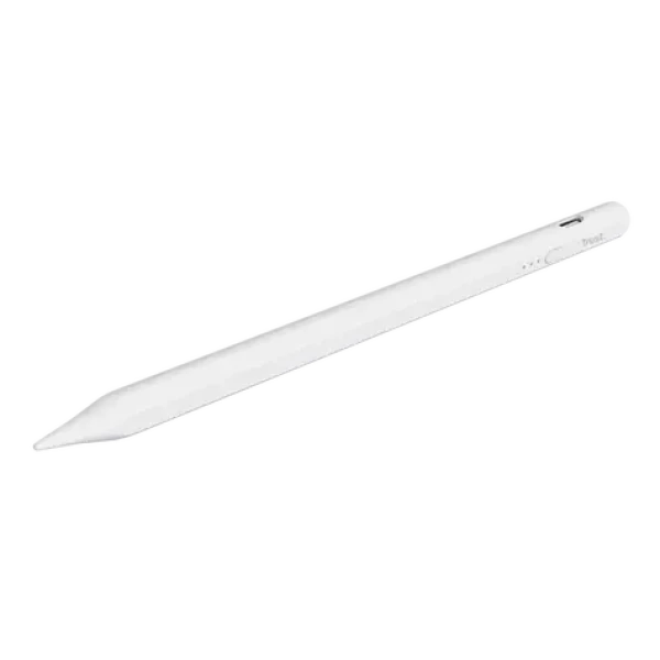 TRUST Kyna Active Stylus Pen bílá / Aktivní stylus pro dotykové displeje / Pro iPad / USB-C nabíjení (25191)