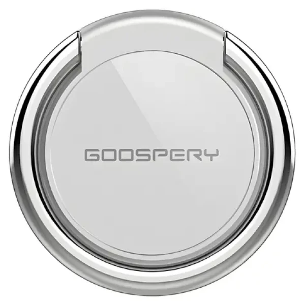 Mercury Ring stříbrná / Držák / Prstenový úchyt na prst / 360° otočný / univerzální