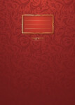Sešit Premium červené ornamenty A5 - Sešity