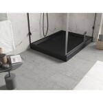 MEXEN - Flow+ sprchová vanička obdélníková 70 x 80, černá mat 46R707080H