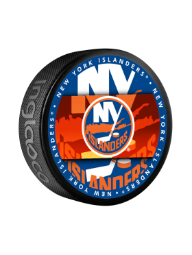 Inglasco / Sherwood Puk New York Islanders Medallion Souvenir Collector Puck